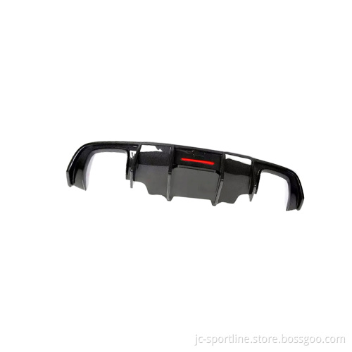 Q5 Carbon Fiber Rear Diffuser Lip with Lamp for Audi Q5 2012-2018